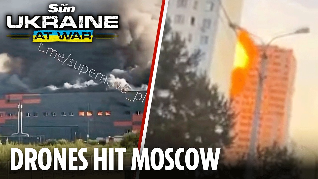 Ukraine sends almost 400 drones to Moscow! Russian capital hit by swarm of UAVs