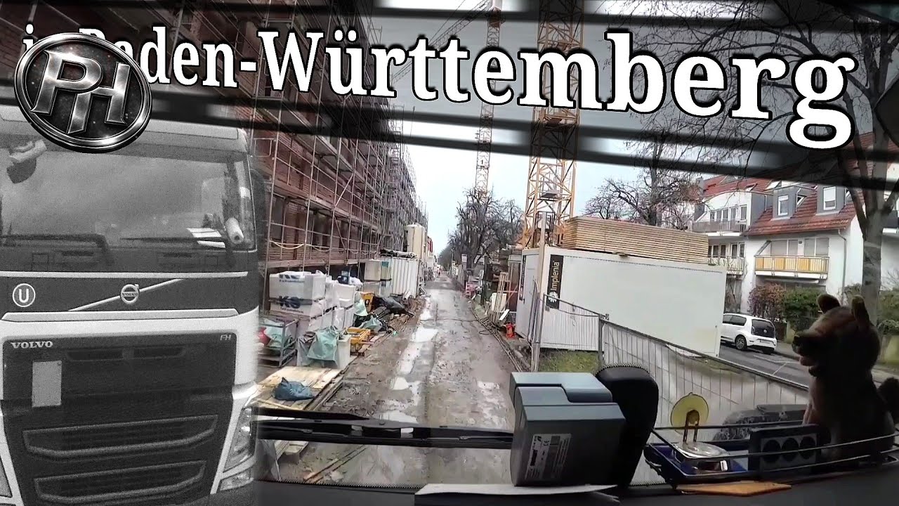 Baustelle in Ludwigsburg #Volvo-Truck 