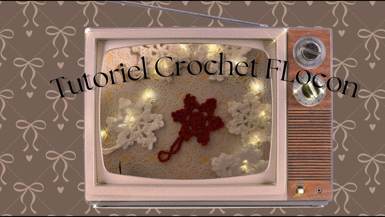 Tutoriel crochet flocon ༊*·˚ | Apprendre les bases + 2 flocons (centre ouvert & fermé).ೃ࿐