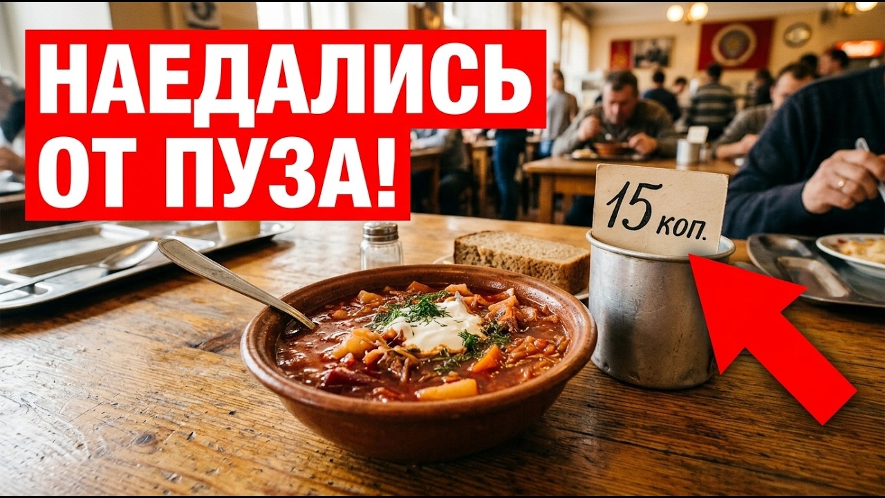 ОБЕД ЗА 15 КОПЕЕК! Как 8 Легендарных Супов Кормили Весь Советский Союз!