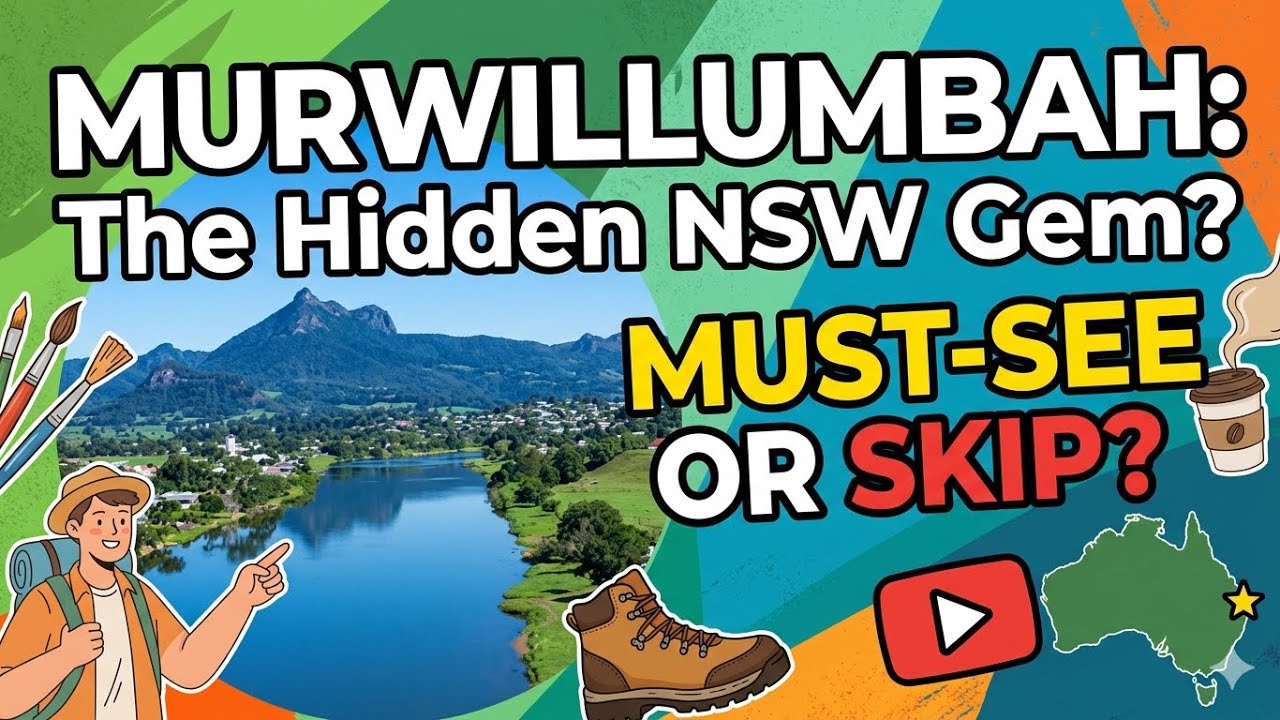 Murwillumbah town (NSW) 4k virtual car to Tour 2025
