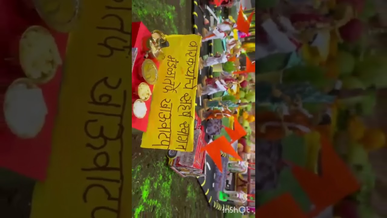 Gauri decoration 2024/Theme पंढरीची वारी( pandharichi vari)/palakhi decoration