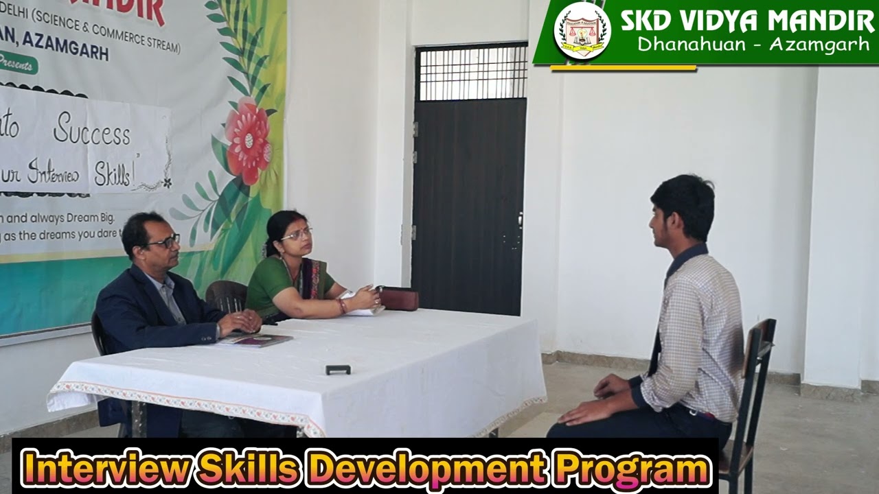 🎤✨ Interview Skills Development Program at SKD Vidya Mandir ✨🎤