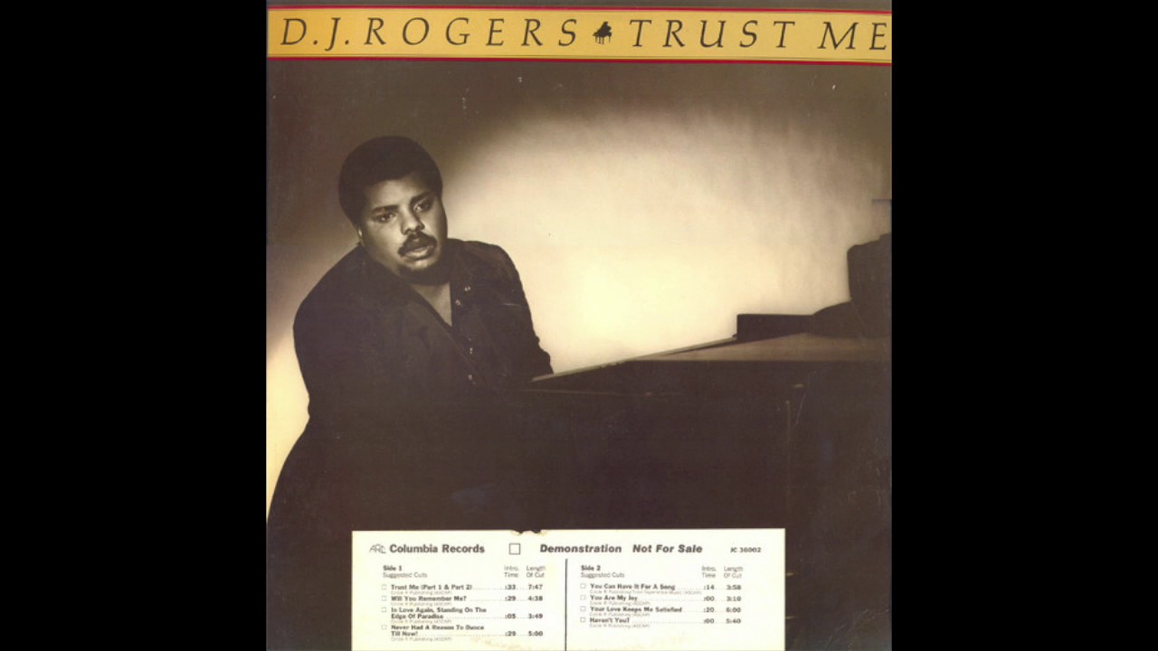 D. J. Rogers &lrm;&ndash; Trust Me 1979 (Full Album)
