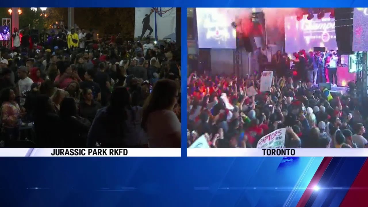 Jurassic Park Rockford - Toronto Raptors watch party