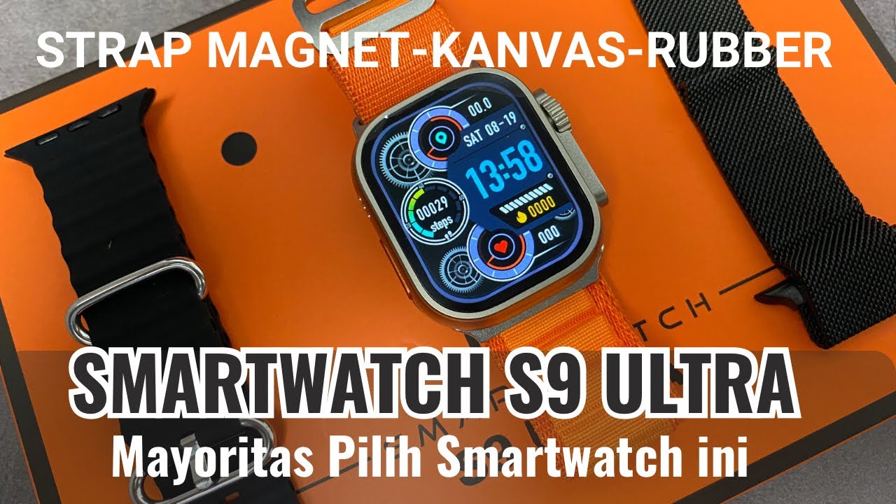 LARIS✅ Karena dapet 3 Strap ‼️Smartwatch S9 Ultra 🔥