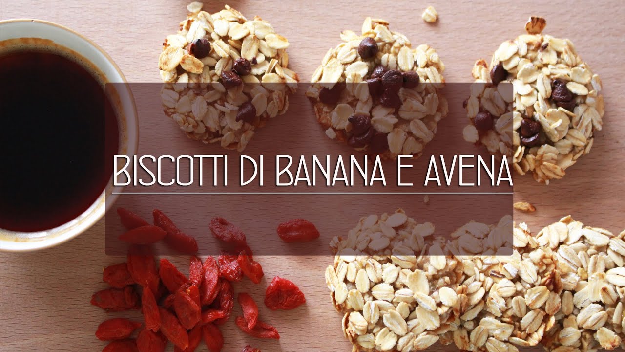 BISCOTTI VEGAN DI BANANA E AVENA | Angelica Mocco
