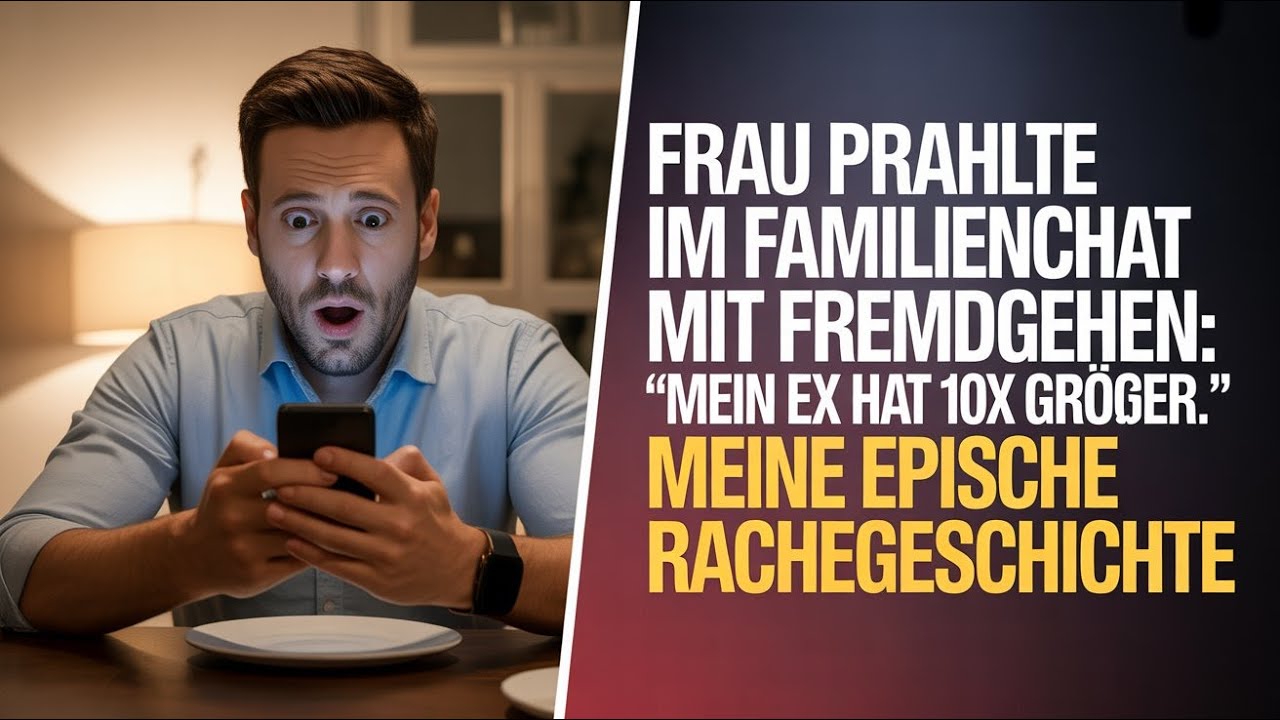 Familienchat-Schock: Sie prahlte mit Fremdgehen & Ex-Vergleich. Meine epische Rache 💥