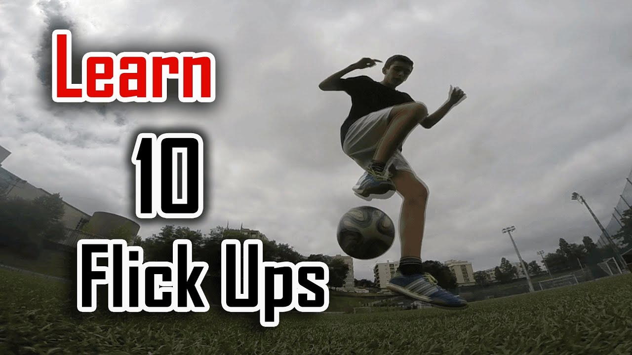 10 Easy Football/Soccer Flick Ups - FreeKicksPT