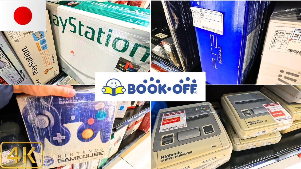 Outlet Consoles at Book Off Omori 2/3 - Nintendo / PlayStation / Video Game Hunting /Tokyo Japan