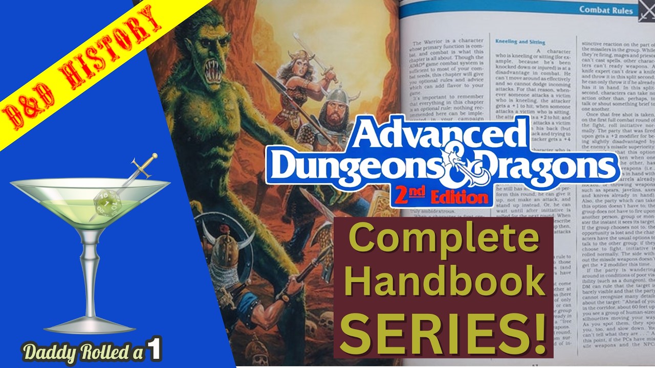 🎲🐲 The First Splatbooks in D&D History: The Complete Handbooks!