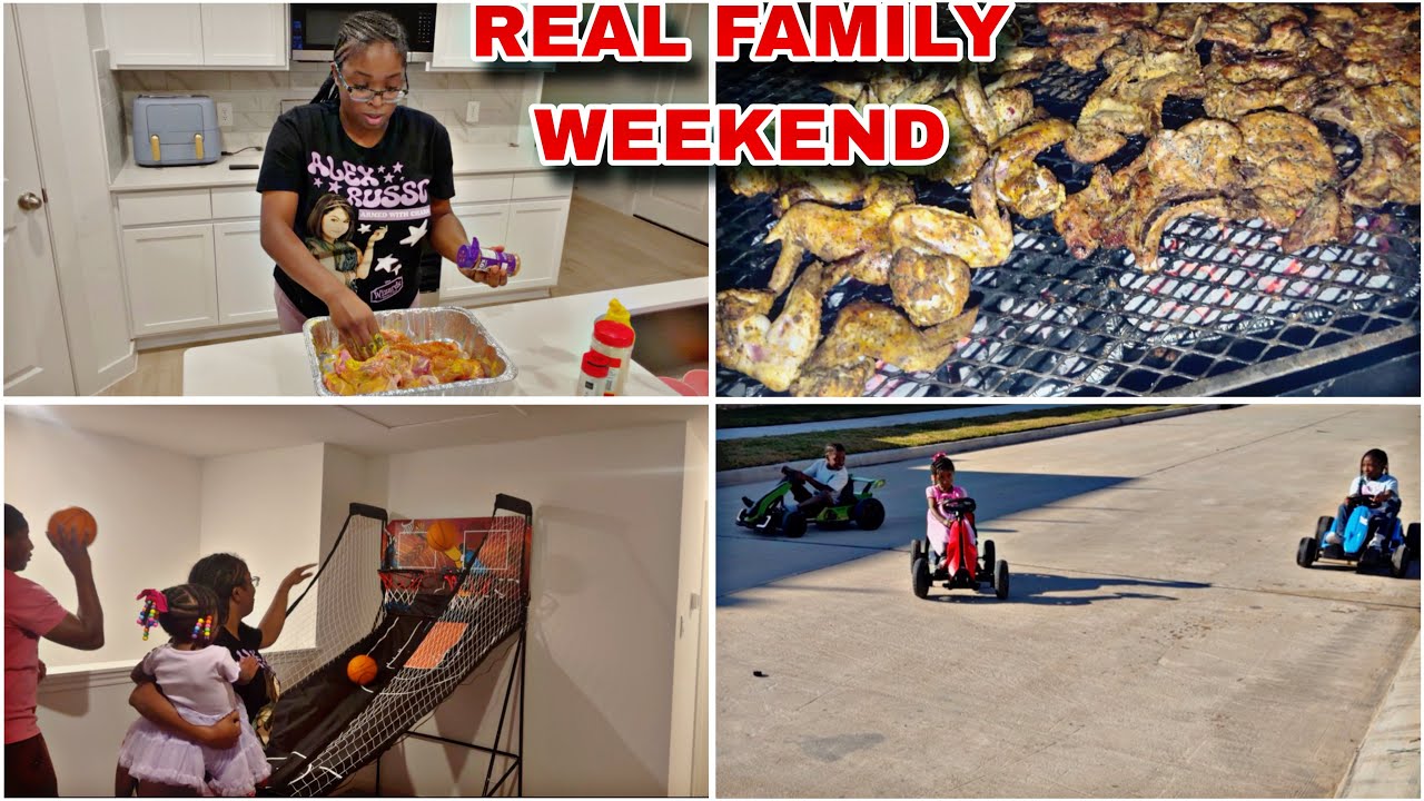Spend the Weekend With Us | BBQ, Basketball & Go-Kart Fun