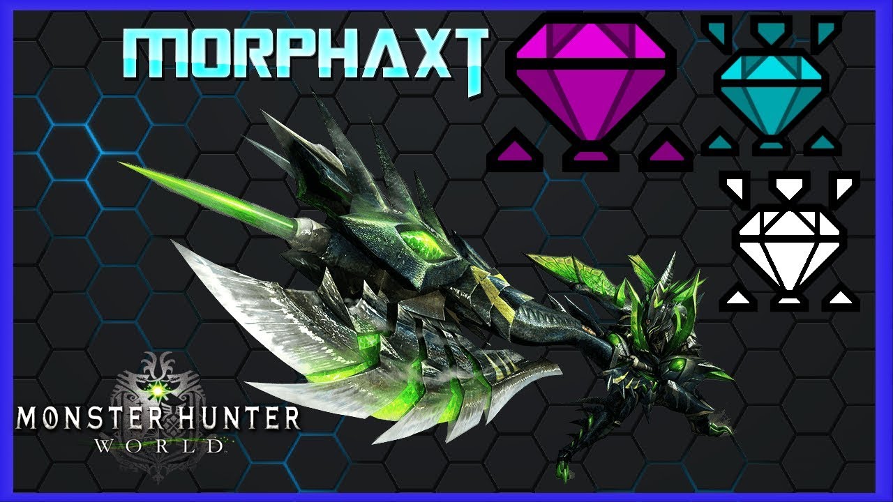 F&auml;higkeiten f&uuml;r die Morph-Axt I MHW