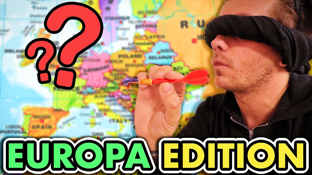 Lancio UNA FRECCETTA per decidere il mio VIAGGIO IN EUROPA - Lancio e Parto