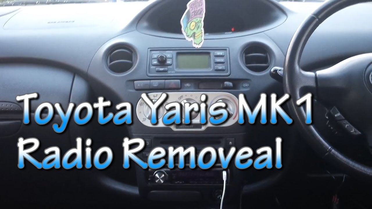 Установка радиоприемника Toyota Yaris MK1 Phase 2 (2003-2005)