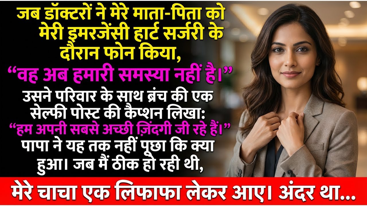 मेरे माता-पिता ने मेरी आपातकालीन दिल की सर्जरी को नज़रअंदाज़ किया—पाँच साल बाद वो मेरे दरवाज़े पर भी