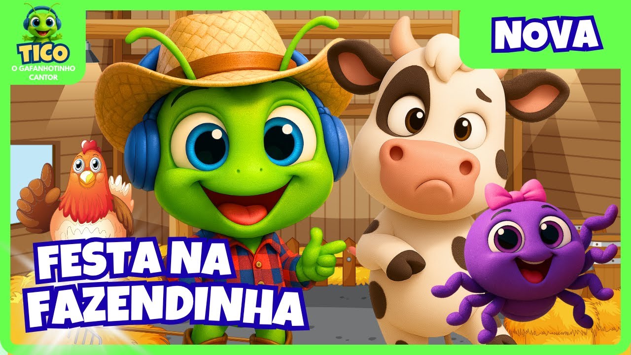 40 MINUTOS de Festa com o Tico 🐮🎵 | A Fazendinha Mais Feliz do Mundo!”