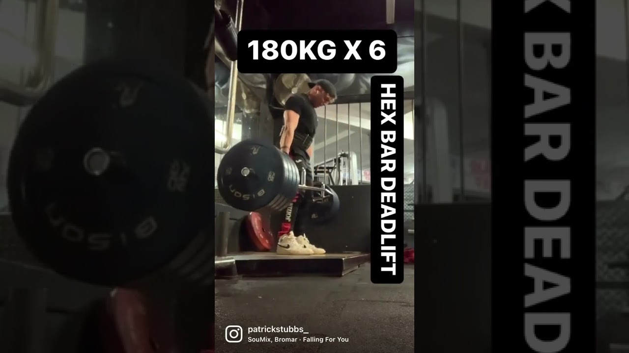 Hex Bar Deadlift (180KG x 6)