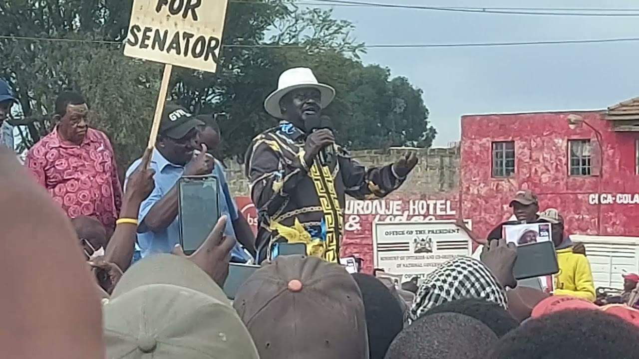 Raila Odinga in Nyahururu
