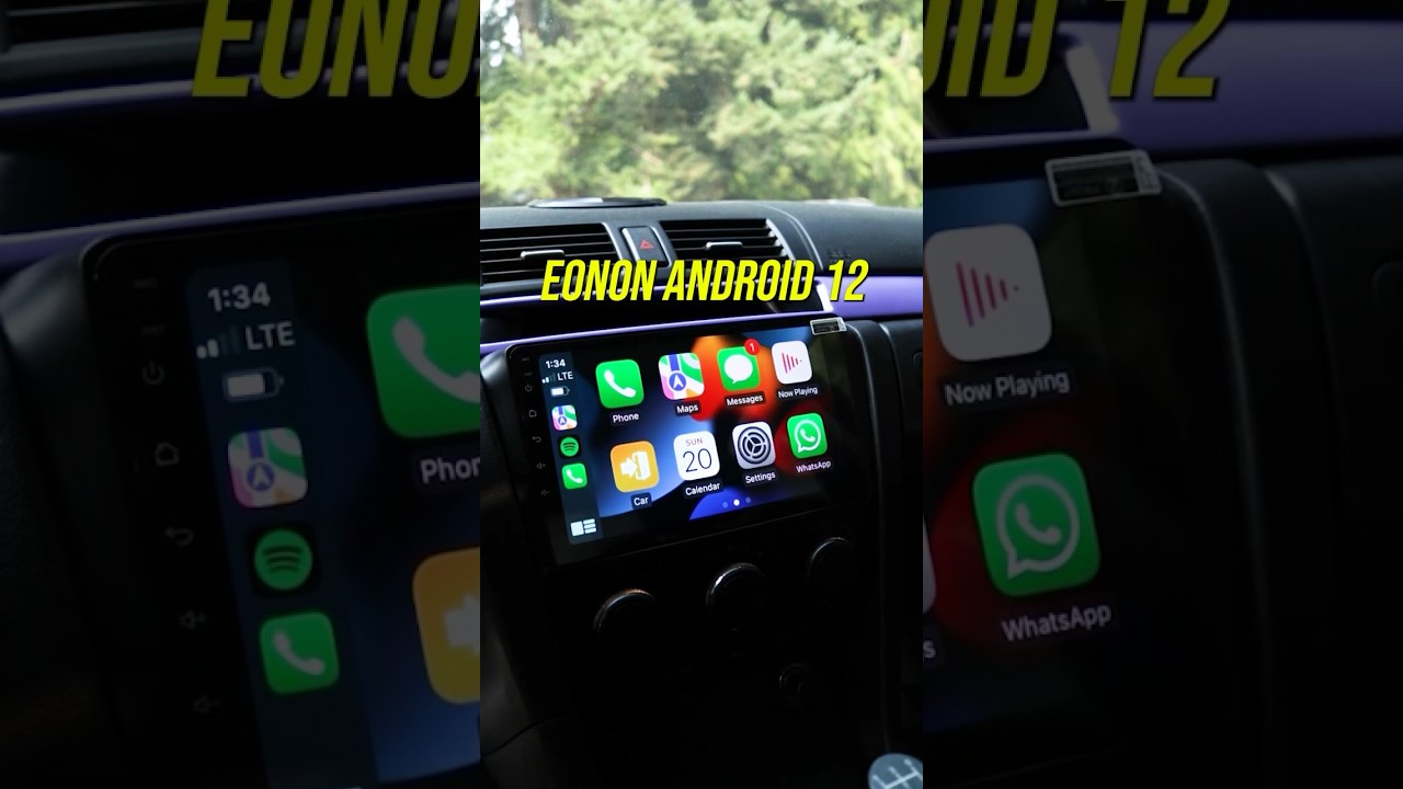 BEST Android 12 Head Unit (Wireless Apple CarPlay) #eonon