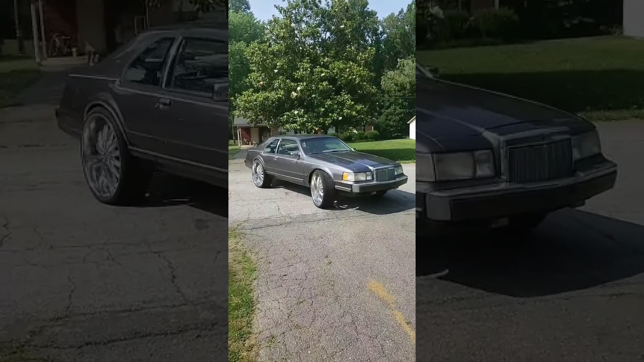 1990 Lincoln Mark vii on 26s