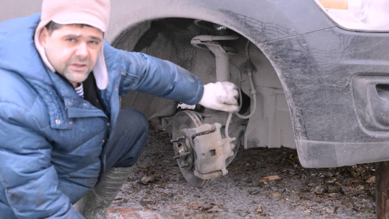 Замена передних и задних колодок на Mitsubishi ASX