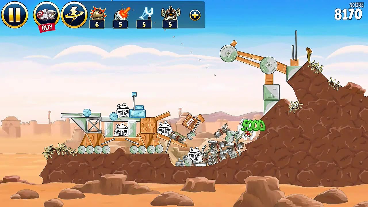 Angry Birds Star Wars Tatooine Planet part #1 in hindi