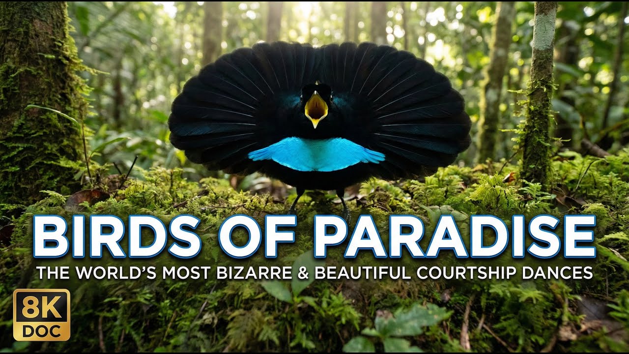Birds of Paradise: The World’s Most Bizarre & Beautiful Courtship Dances (8K Nature Documentary)