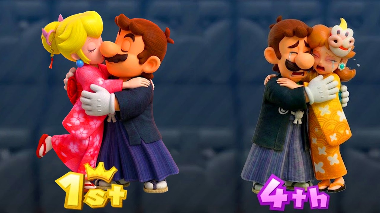 Mario Party 10 Chaos Castle Showdown - Mario Vs Peach Vs Luigi Vs Daisy (Master CPU)