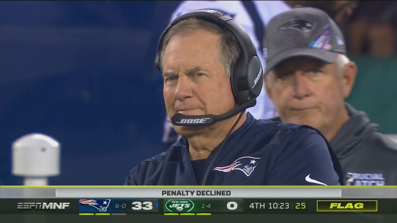 Bill Belichick Laughs From Trolling The Jets