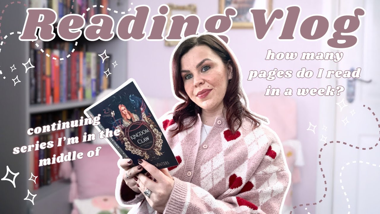 Сколько я *реально* читаю за неделю? 📚💕| Видеоблог о чтении ✨