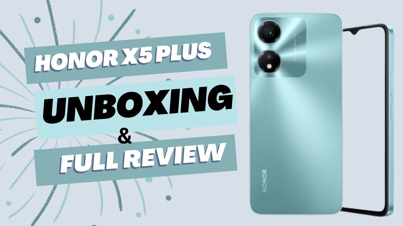 Honor X5 Plus Unboxing: A closer look at the new budget phone: What's in the box?