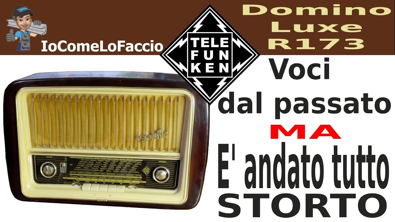 #056 Radio d'epoca Telefunken, questa volta l'ho fatta grossa...