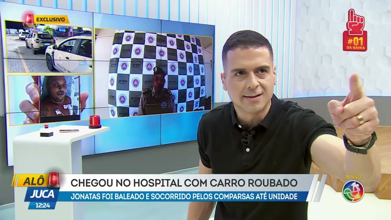 Jonatas foi baleado e chegou no hospital com carro roubado | ALÔ JUCA | TV ARATU