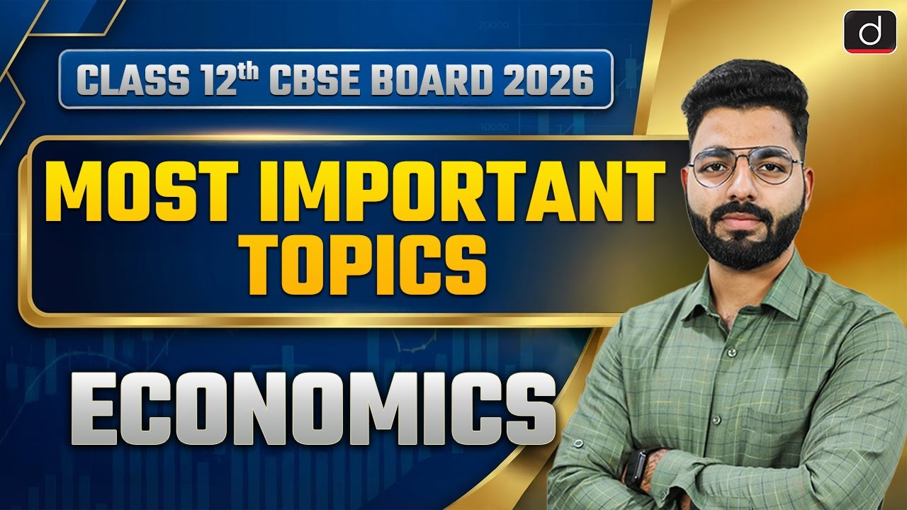 CBSE Class 12 Economics 2026 | High Weightage Topics | BOARD + CUET | Drishti CUET & CLAT