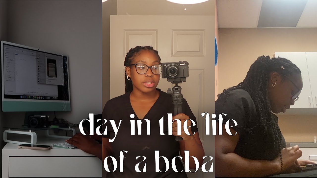 day in the life of a full time bcba | working from home, creating materials, and sessions