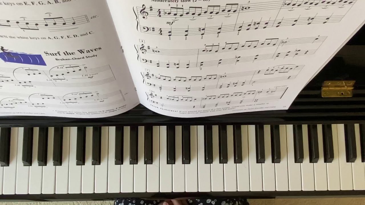 &ldquo; Bittersweet Blues&rdquo; Piano Adventure Technic Book 3A #pianoadventures