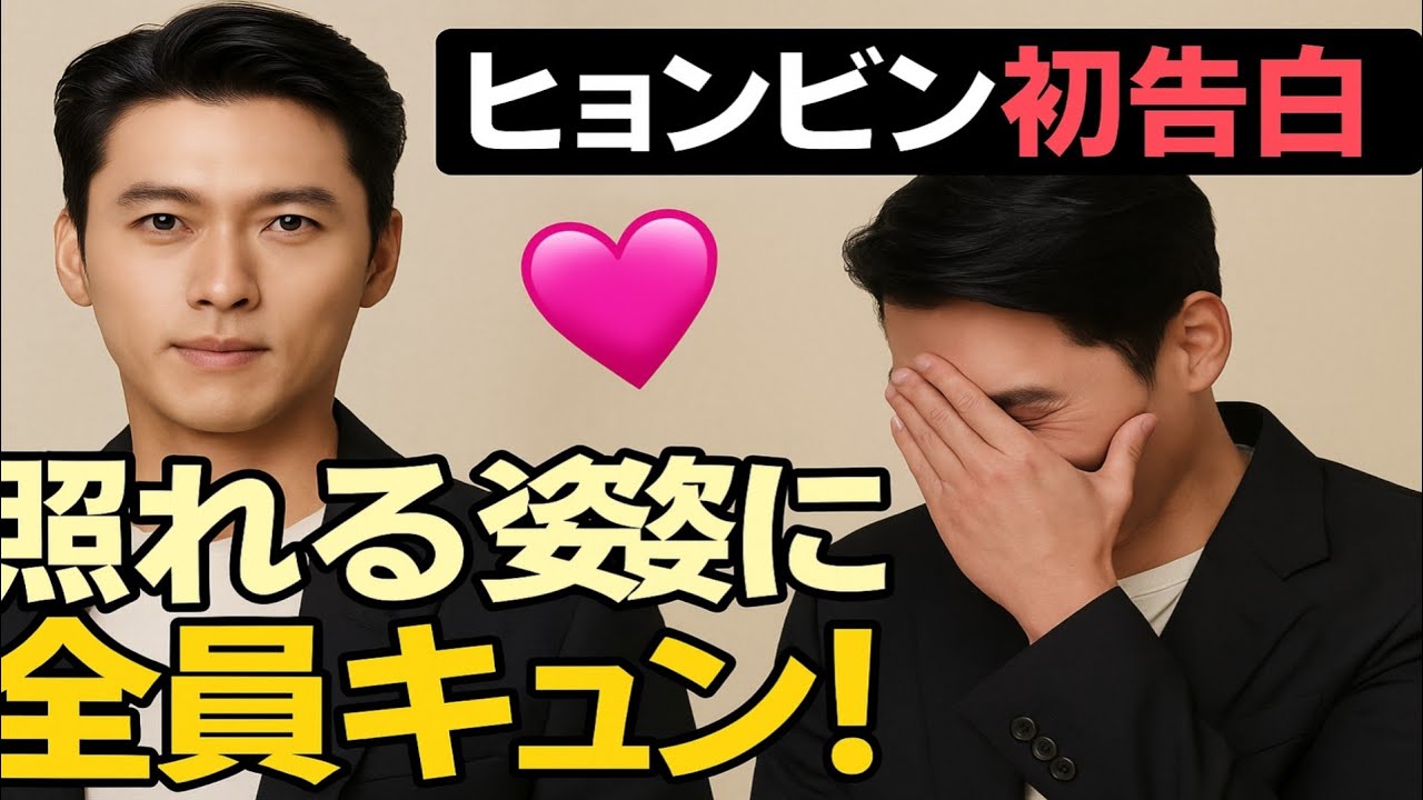 🥺ヒョンビンが初めて明かす❗️💘ソン・イェジンへの口説き方＆赤面の瞬間にファン号泣😭💍奇跡のラブストーリー公開✨