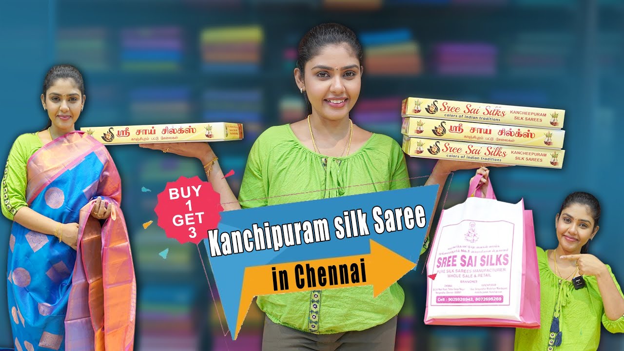 ஒரு Saree வாங்கினா மூணு Sarees Free😱😱| Silk Sarees at lowest price | Hema's Diary