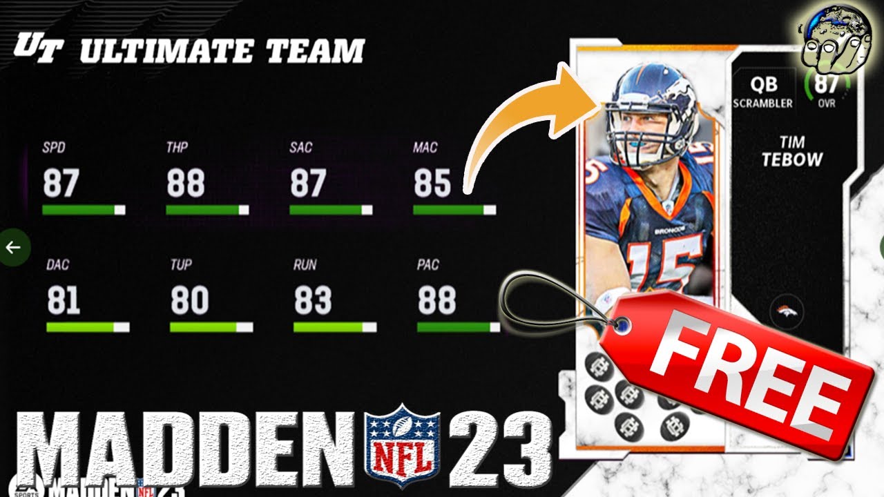HOW To Get FREE 87 OVR Tim Tebow In Madden 23! (LEVEL UP FAST!)