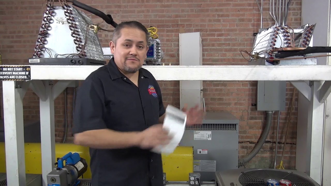 Recuperación de refrigerante aire acondicionado.