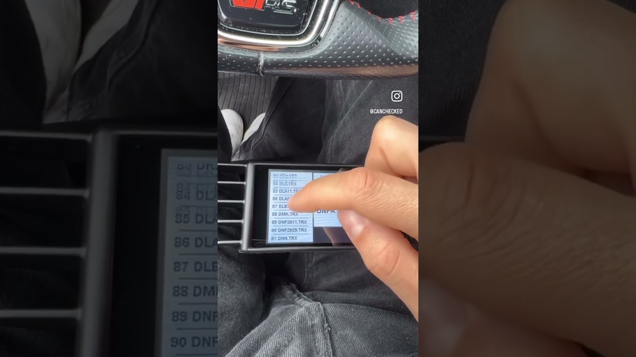 How to select the correct file for your Volkswagen/audi/seat/skoda&hellip;. #canchecked #datadisplay