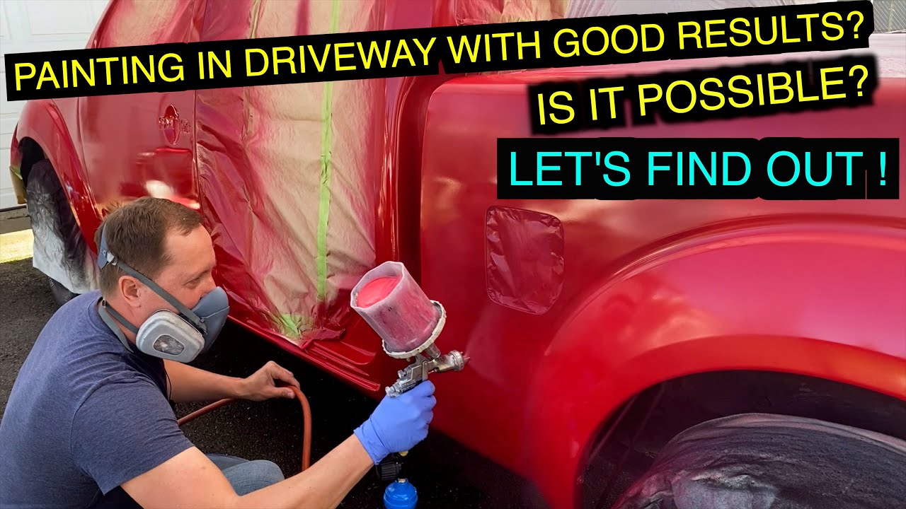 ✅ Can a Driveway Paint Job look as good as one done in the Paint Booth ???