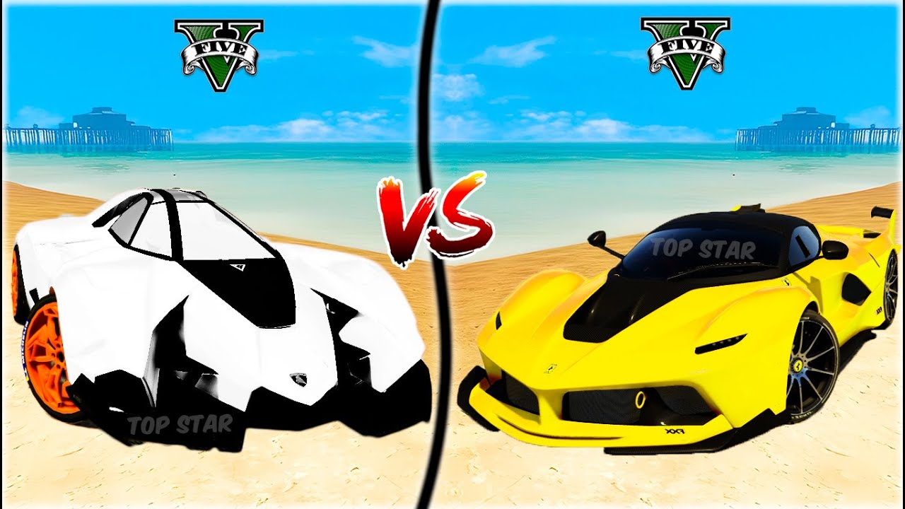 Lamborghini Egoista vs Ferrari FXX-K | GTA 5