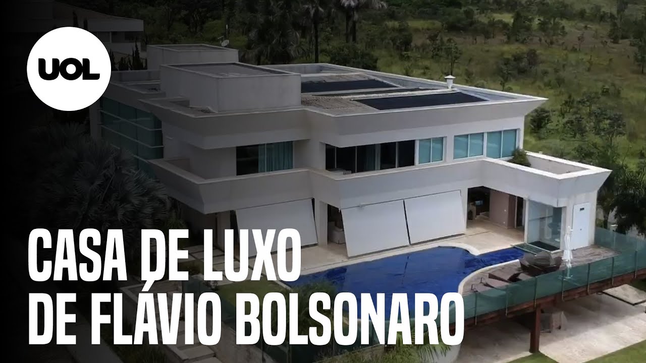 Mans&atilde;o de Fl&aacute;vio Bolsonaro: veja imagens do im&oacute;vel de R$ 6 milh&otilde;es em Bras&iacute;lia