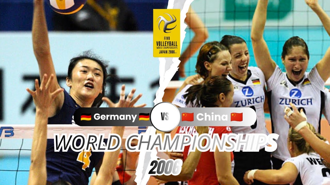 【HD】2006 🇩🇪 Germany vs China 🇨🇳 🏐 Women Volleyball 🏐 FIVB World Championship