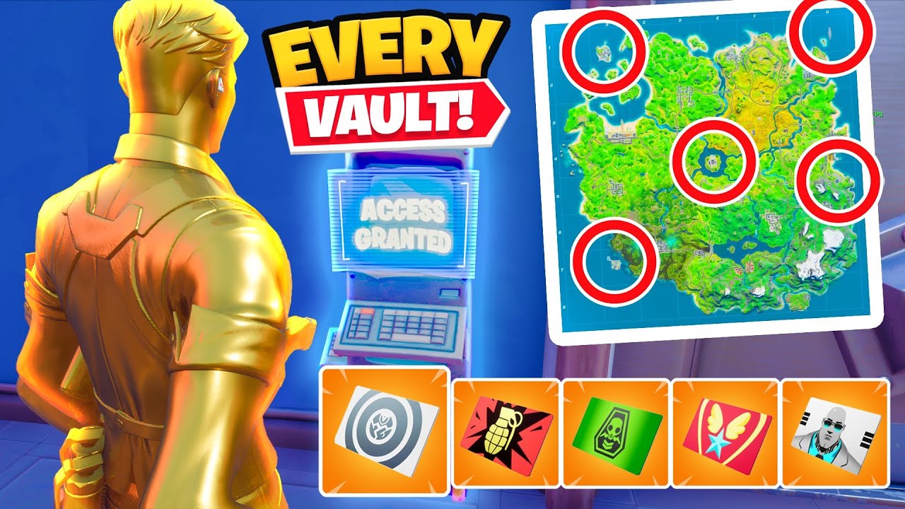 The 5 VAULT CHALLENGE In Fortnite!