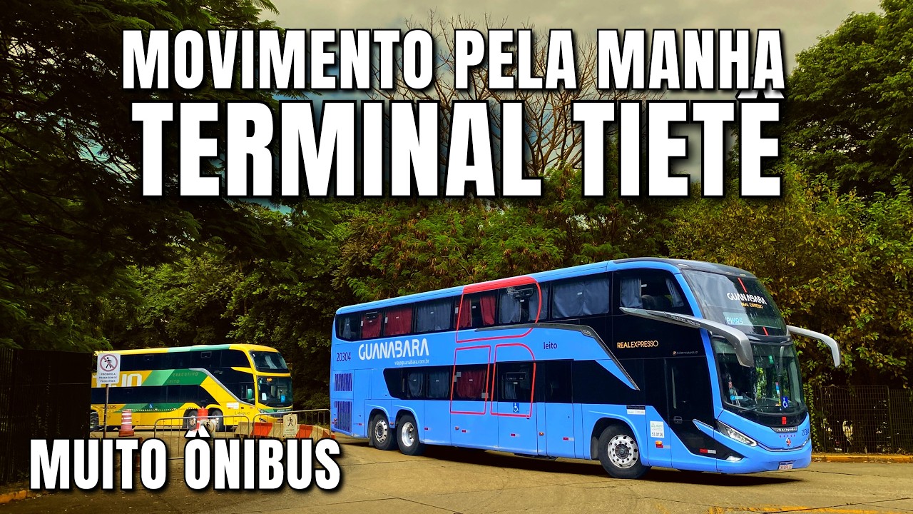As GIGANTES do BRASIL! MOVIMENTO no Terminal Rodovi&aacute;rio do TIET&Ecirc;