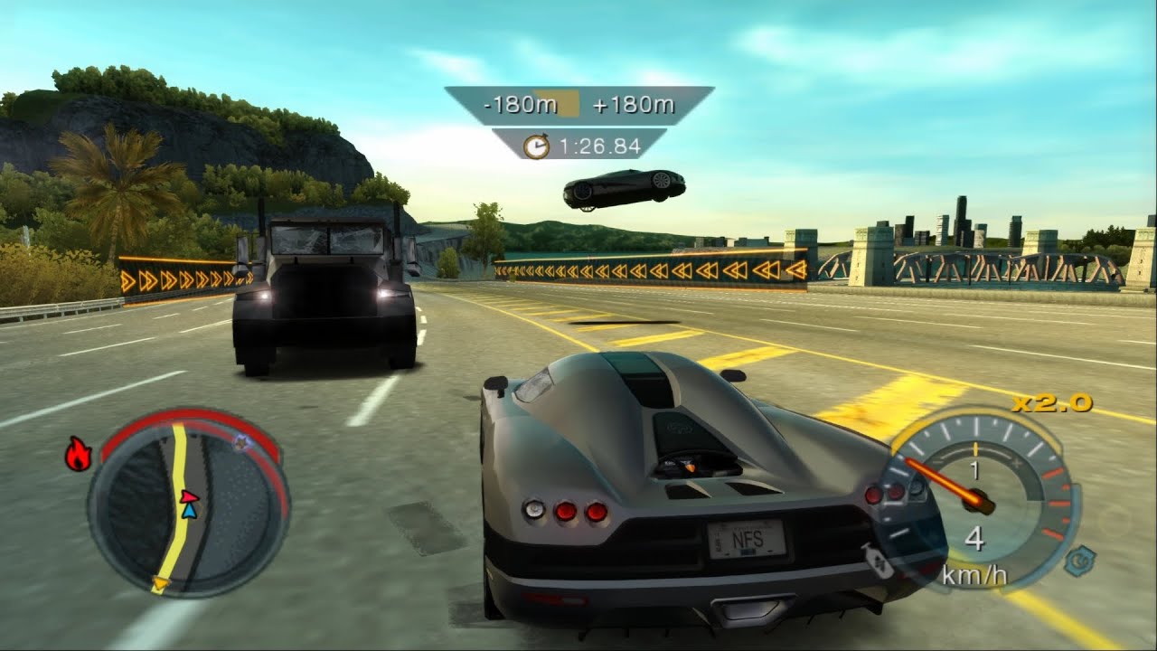 Need for Speed Undercover (PS2) - Funny Highway Battle / Koenigsegg CCX vs. CCX