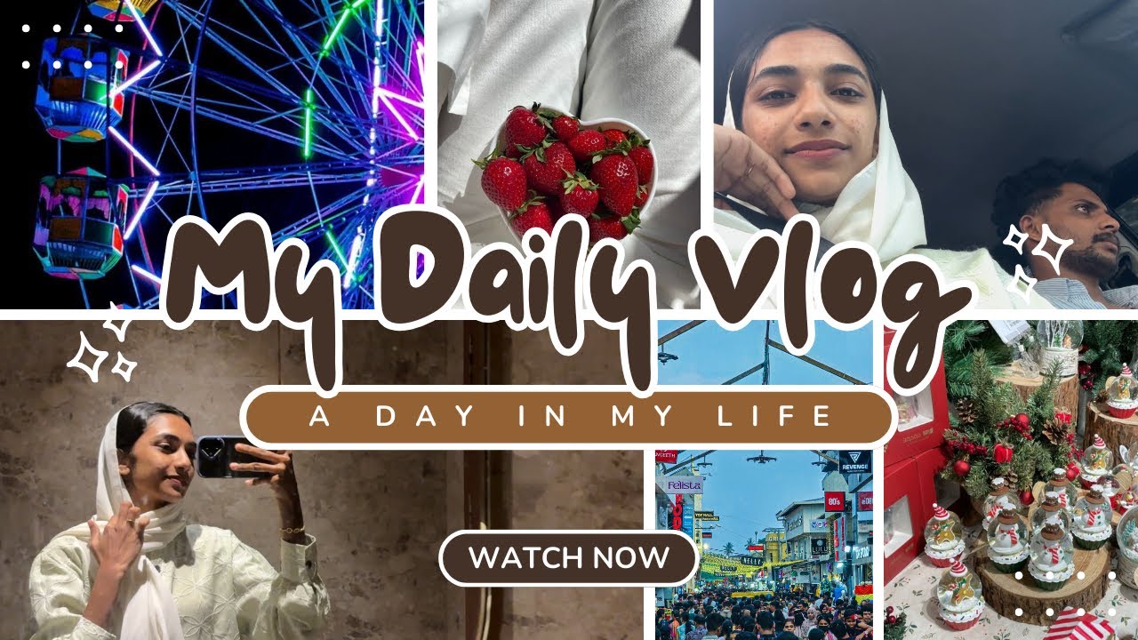 Half day in my life 🍒| Sm street 🛍️| Beach 🏖️ | Malayalam 📿 #minivlog #type #trendingvideo 